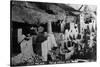 Mesa Verda Nat'l Park, Colorado - View of Cliff Palace Ruins-Lantern Press-Stretched Canvas