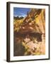 Mesa Verde Indian Ruins-null-Framed Art Print