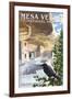 Mesa Verde National Park, Colorado - Balcony House-Lantern Press-Framed Art Print