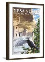 Mesa Verde National Park, Colorado - Balcony House-Lantern Press-Framed Art Print