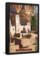 Mesa Verde National Park, Colorado - Cliff Palace-null-Framed Poster