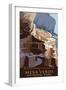 Mesa Verde National Park, Colorado - Long House-Lantern Press-Framed Art Print
