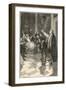 Mesmer Gives a Demonstration at His House in the Place Vendome Paris-null-Framed Art Print