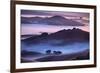 Mesmerizing Morning Hills and Fog, Petaluma California-Vincent James-Framed Photographic Print