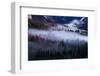 Mesmerizing Yosemite Valley, Streaming Fog and Trees-Vincent James-Framed Photographic Print