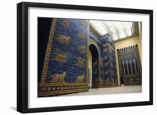 Mesopotamian Art. Neo-Babylonian. Ishtar Gate, One of the Eight Gates of the Inner Wall of…-null-Framed Giclee Print