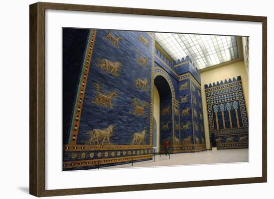 Mesopotamian Art. Neo-Babylonian. Ishtar Gate, One of the Eight Gates of the Inner Wall of…-null-Framed Giclee Print