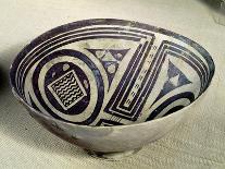 Bowl Decorated with a Geometric Pattern, Style I, from Susa, Iran, 3100-3000 BC-Mesopotamian-Giclee Print