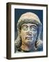 Mesopotamian Terracotta Female Head with Braided Hairstyle-null-Framed Photographic Print