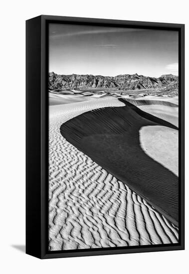 Mesquite Dunes, Death Valley National Park, California.-John Ford-Framed Stretched Canvas