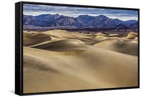 Mesquite Dunes, Death Valley National Park, California.-John Ford-Framed Stretched Canvas