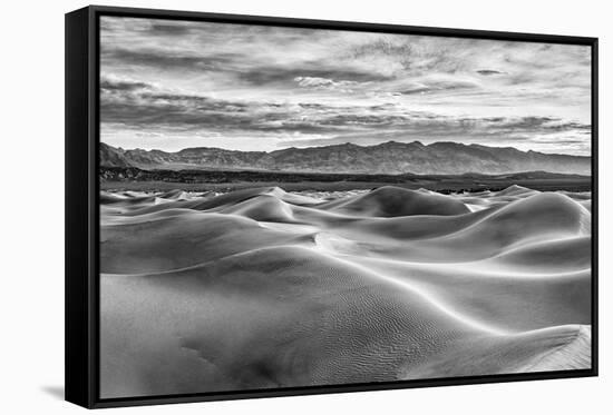 Mesquite Dunes, Death Valley National Park, California.-John Ford-Framed Stretched Canvas