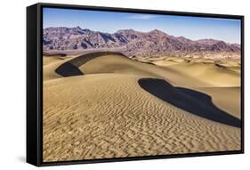 Mesquite Dunes, Death Valley National Park, California.-John Ford-Framed Stretched Canvas