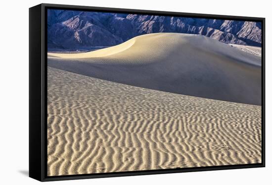 Mesquite Dunes, Death Valley National Park, California.-John Ford-Framed Stretched Canvas