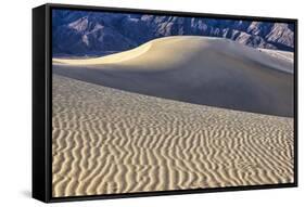 Mesquite Dunes, Death Valley National Park, California.-John Ford-Framed Stretched Canvas