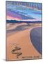 Mesquite Dunes - Death Valley National Park-null-Mounted Poster