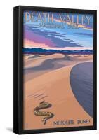 Mesquite Dunes - Death Valley National Park-null-Framed Poster