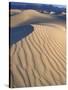 Mesquite Flats Sand Dunes with Wind Ripples at Sunrise, Death Valley National Park, California, USA-Jamie & Judy Wild-Stretched Canvas