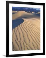 Mesquite Flats Sand Dunes with Wind Ripples at Sunrise, Death Valley National Park, California, USA-Jamie & Judy Wild-Framed Photographic Print