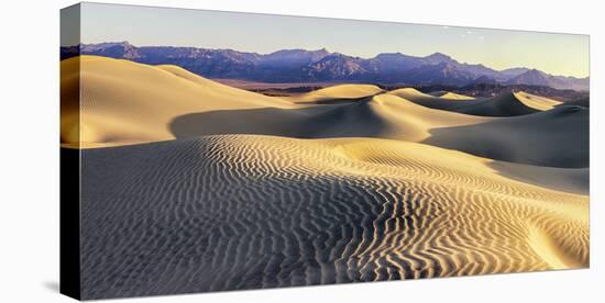 Mesquite Sand Dunes. Death Valley. California.-Tom Norring-Stretched Canvas