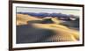 Mesquite Sand Dunes. Death Valley. California.-Tom Norring-Framed Photographic Print