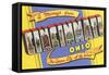 Message from Cincinnati, Ohio-null-Framed Stretched Canvas