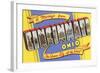 Message from Cincinnati, Ohio-null-Framed Art Print