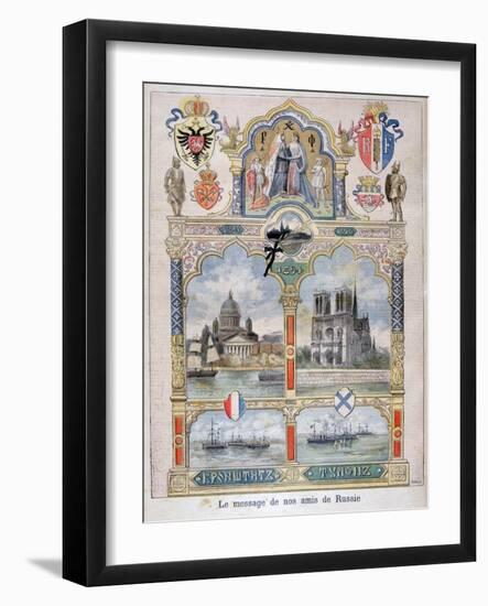 Message from Our Russian Friends, 1896-F Meaulle-Framed Giclee Print