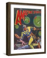 Message from Space'-Leo Morey-Framed Art Print