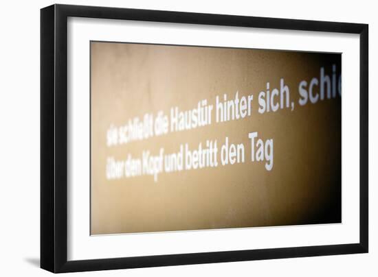 Message on Wall Berlin-Felipe Rodriguez-Framed Photographic Print