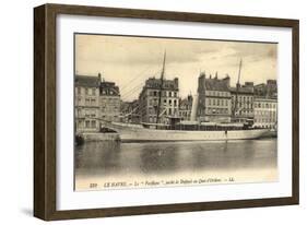 Messageries Maritimes, MM, Dampfer Le Pacifique-null-Framed Giclee Print