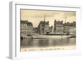 Messageries Maritimes, MM, Dampfer Le Pacifique-null-Framed Giclee Print