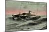 Messageries Maritimes, MM, S.S. Pierre Loti, Dampfer-null-Mounted Giclee Print