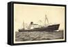 Messageries Maritimes, Navire Meinam, Dampfschiff-null-Framed Stretched Canvas