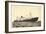 Messageries Maritimes, Navire Meinam, Dampfschiff-null-Framed Giclee Print