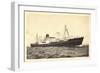 Messageries Maritimes, Navire Meinam, Dampfschiff-null-Framed Giclee Print