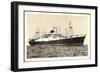 Messageries Maritimes, Paquebot Calédonien, Tahitien-null-Framed Giclee Print