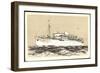 Messageries Maritimes, Paquebot Maréchal Joffre-null-Framed Giclee Print