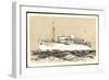 Messageries Maritimes, Paquebot Maréchal Joffre-null-Framed Giclee Print