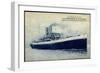 Messageries Maritimes, S.S. Bernardin De St Pierre-null-Framed Giclee Print