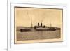 Messageries Maritimes, Vue Du Paquebot Lotus-null-Framed Giclee Print