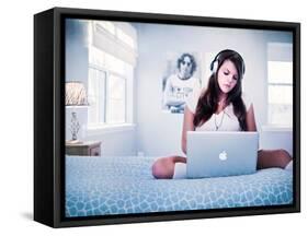 Messaging-Maren Slay-Framed Stretched Canvas