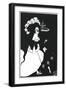 Messalina-Aubrey Beardsley-Framed Art Print