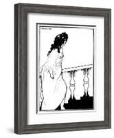 Messalina-Aubrey Beardsley-Framed Art Print