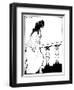 Messalina-Aubrey Beardsley-Framed Art Print