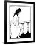 Messalina-Aubrey Beardsley-Framed Art Print