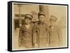 Messenger Boys in Jacksonville, Florida, 1913-Lewis Wickes Hine-Framed Stretched Canvas