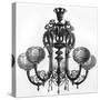 Messenger Gas Lit Chandelier-null-Stretched Canvas