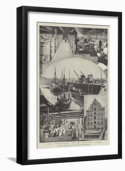Messers Lever Brothers' Soap Works, Port Sunlight, Near Birkenhead-null-Framed Giclee Print
