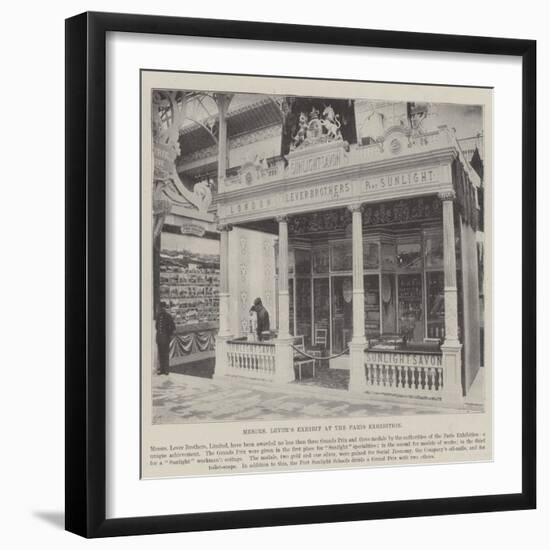 Messers Lever's Exhibit at the Paris Exhibition-null-Framed Giclee Print